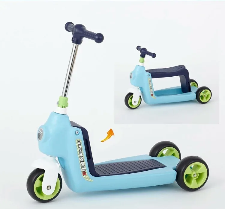 2 в 1 детский автомобиль трехколесный велосипед Многофункциональный Детский