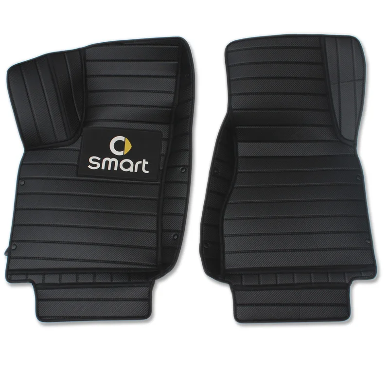 

smart 451 453 fortwo Car pedal floor mat car decoration car carpet mat anti-dirty pad car accessories car shape for the left cab