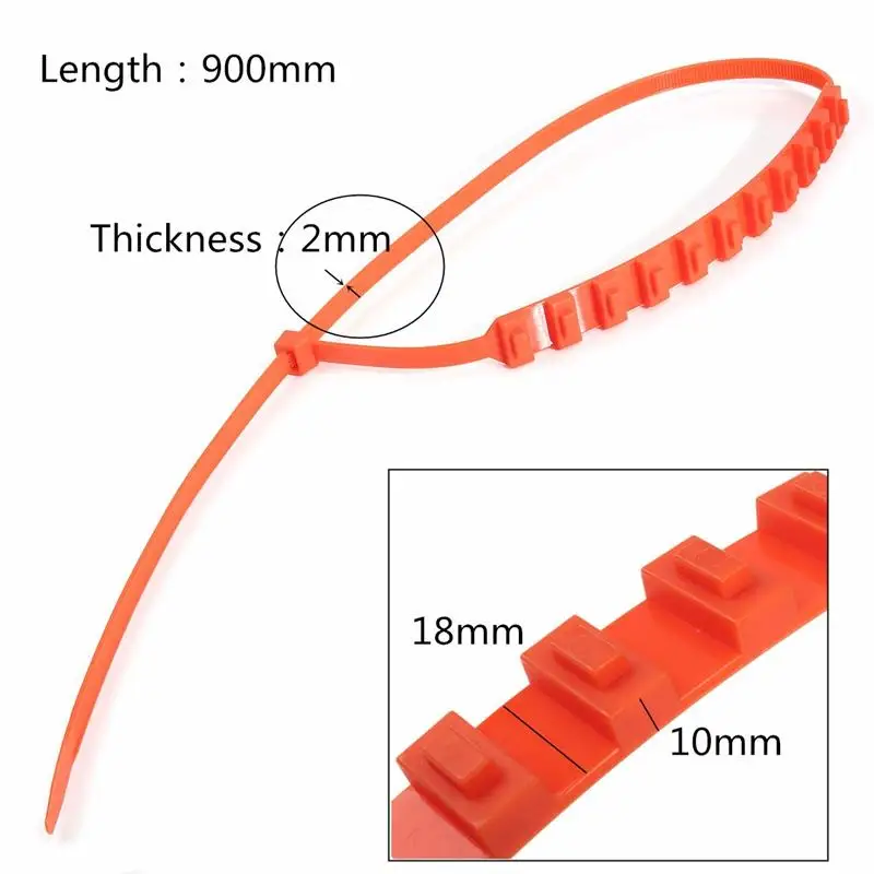 Снежные цепи ZDPARTS для седанов/внедорожников противоскользящие колесные шины Toyota