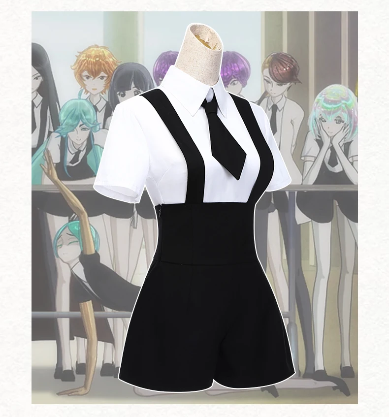 Houseki не куни земля блестящие всех задействованных Diamond Bort Косплэй костюм летний