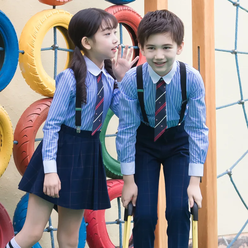 Детские школьные костюмы для хора подтяжки детского сада комплекты школьной