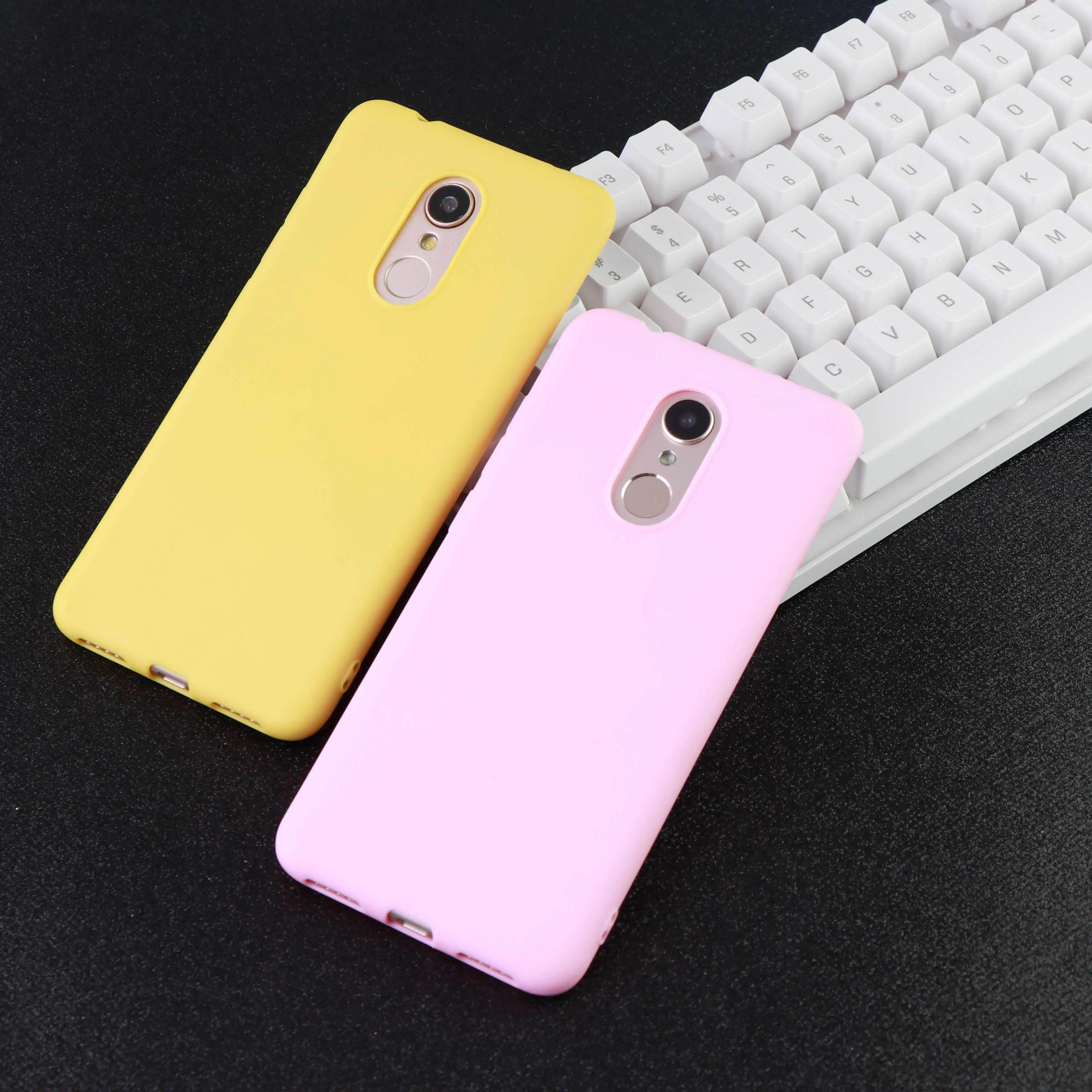 Однотонный чехол для телефона Xiaomi Redmi Note 4 5 6 X A Plus Pro A2 Lite мягкий силиконовый