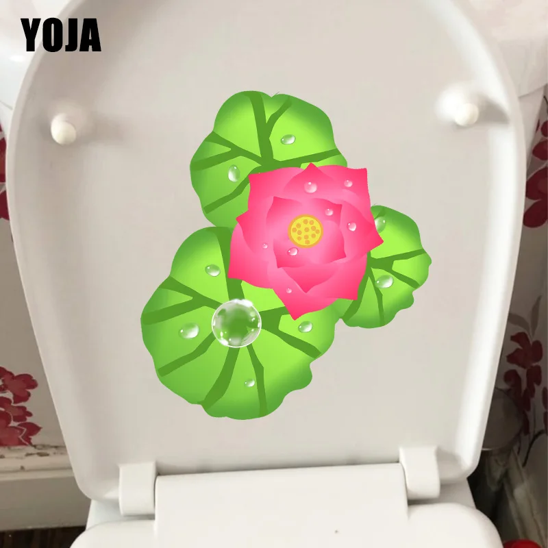 YOJA 19*21 3 см мультяшный лотос в виде капли воды детский Декор для комнаты наклейка