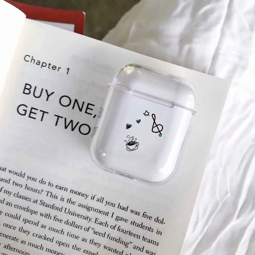 Прозрачный чехол для наушников Apple Airpods Роскошный наушников|Аксессуары