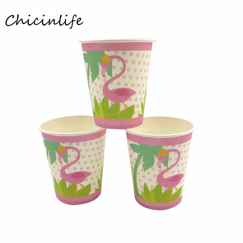 Chicinlife фламинго украшение для вечеринки салфетка баннер из фигурок Фламинго