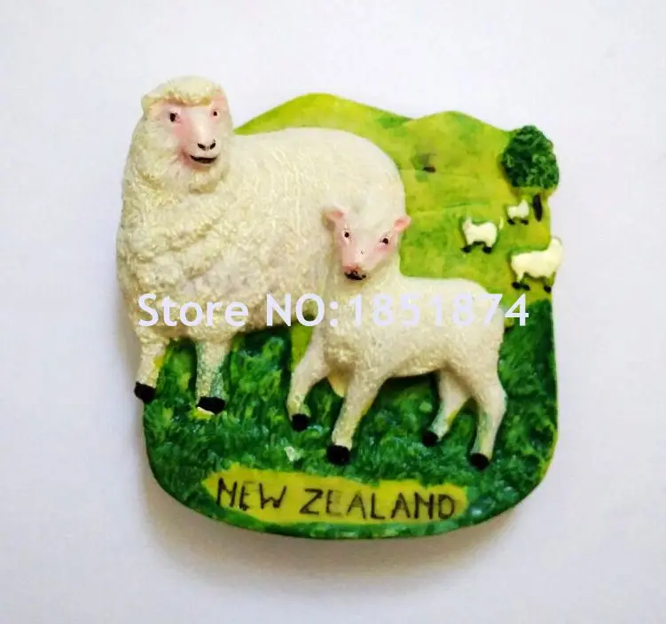 Магнитные наклейки для холодильника 3D дорожные сувениры в Новой Зеландии овца