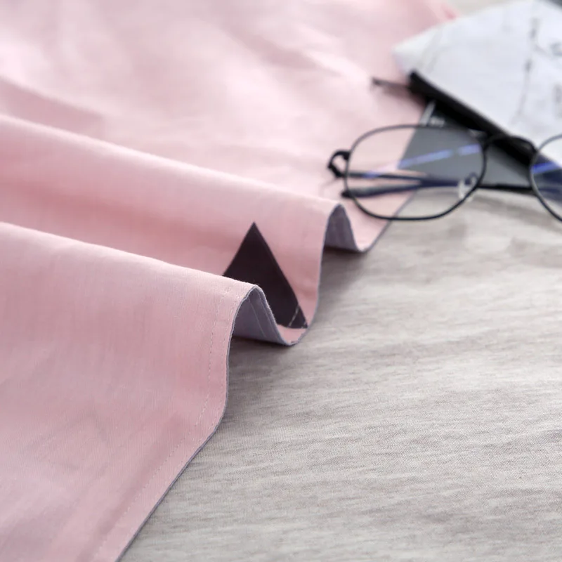 1 шт черный треугольный узор пододеяльник с молнией хлопок одеяло или чехол