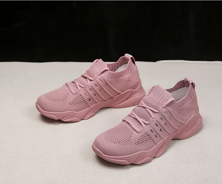 ONKE Shoes Woman Sneakers Fashion Flat Walking Platform Sport Footwear Basket Femme Dad Casual Trainers Pink Tenis Feminin | Спорт и