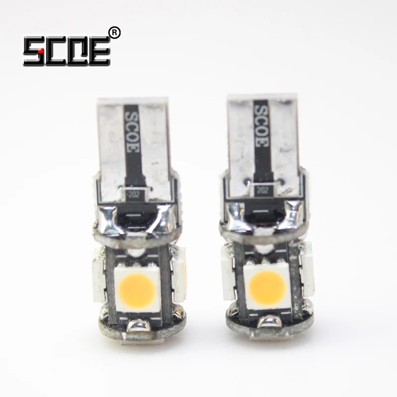 Автомобильный Стайлинг SCOE 2X 5SMD светодиодсветодиодный лампа для номерного знака