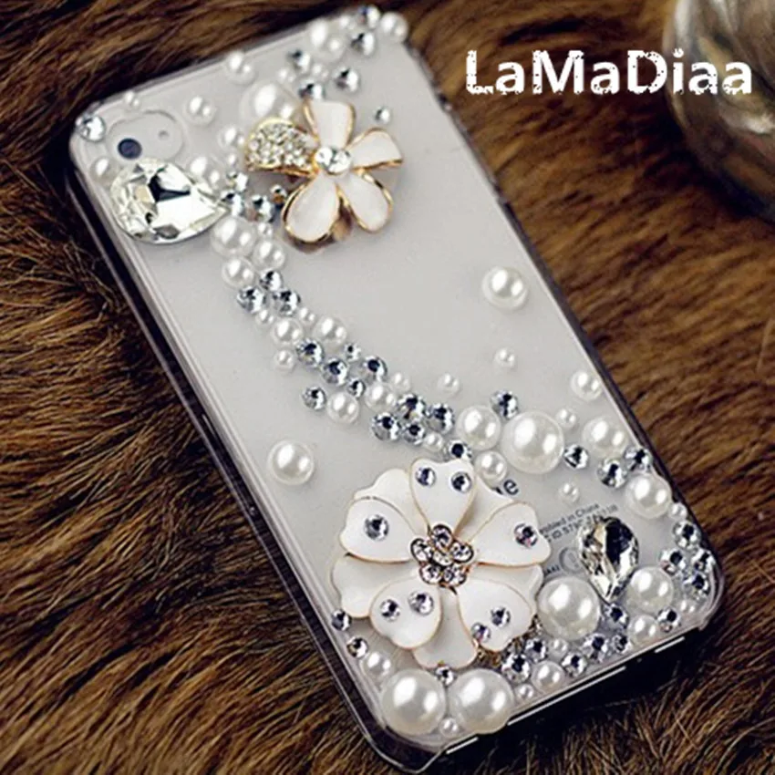 Мягкий чехол для телефона LaMaDiaa ручной работы с блестящими стразами iPhone 11 12 mini Pro Max