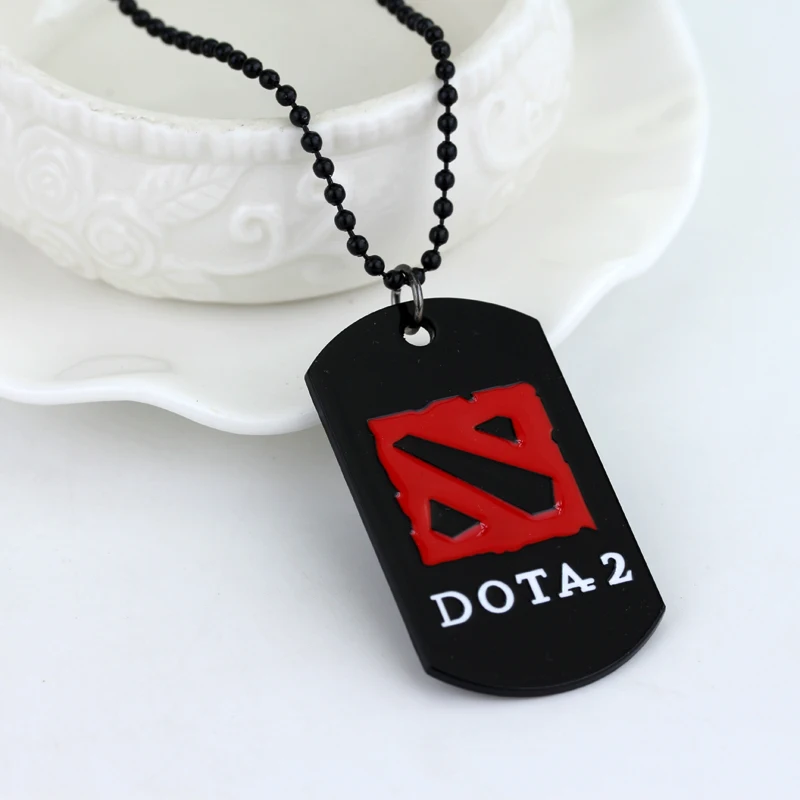 Лидер продаж ювелирные изделия дракона горка новая игра Dota 2 логотип цепочка с