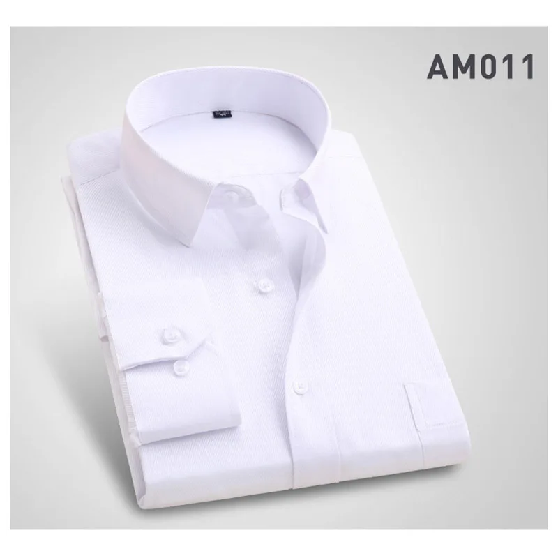 Мужская рубашка с длинным рукавом Covrlge однотонная деловая MCL221-1 | одежда