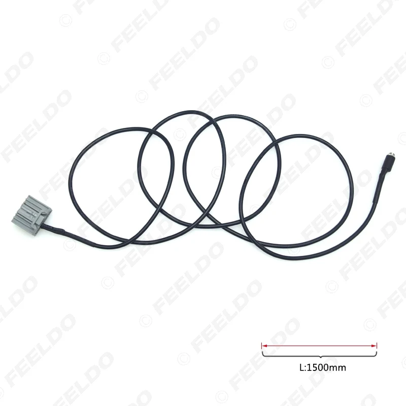 FEELDO Car Audio 3.5mm Female Plug AUX Wire For Honda CRV Civic Accord In Input Interface Adapter Cable #HQ6052 | Автомобили и