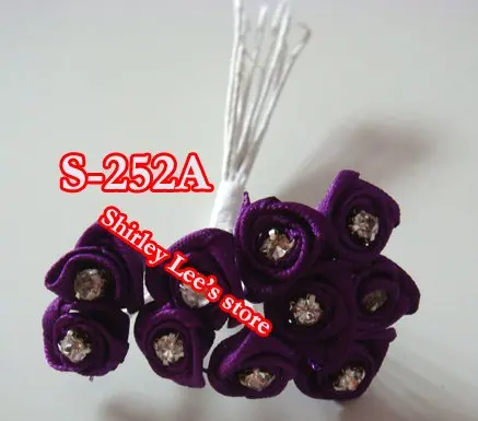 

Wholesale--NEW ARRIVAL!!! 288 Bunches=2880 Flowers X 15mm Diamante Ribbon Rose,Flower Occasion Accessories,