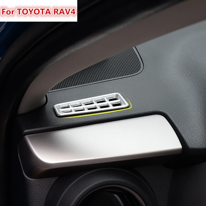Новинка для Toyota RAV4 RAV 4 2016 АБС пластик хром матовый кондиционер верхняя крышка