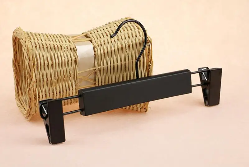 Jetdio черная деревянная детская вешалка для детской одежды и брюк (12 шт./лот) | Дом