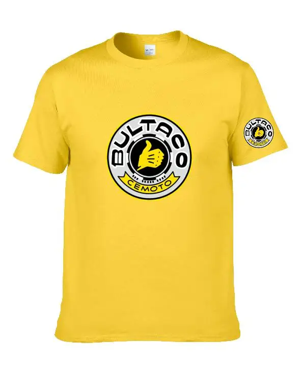 2018 HOT Bultaco Spain Motorcycle Logo T-shirt 15colour | Мужская одежда