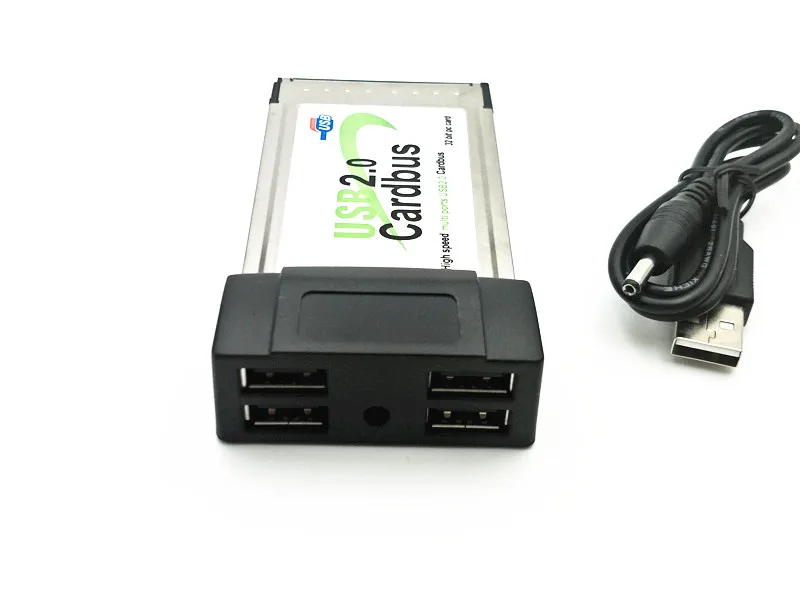 USB 2.0 4 Порты концентратора PCMCIA CardBus адаптер для ноутбука | Компьютеры и офис