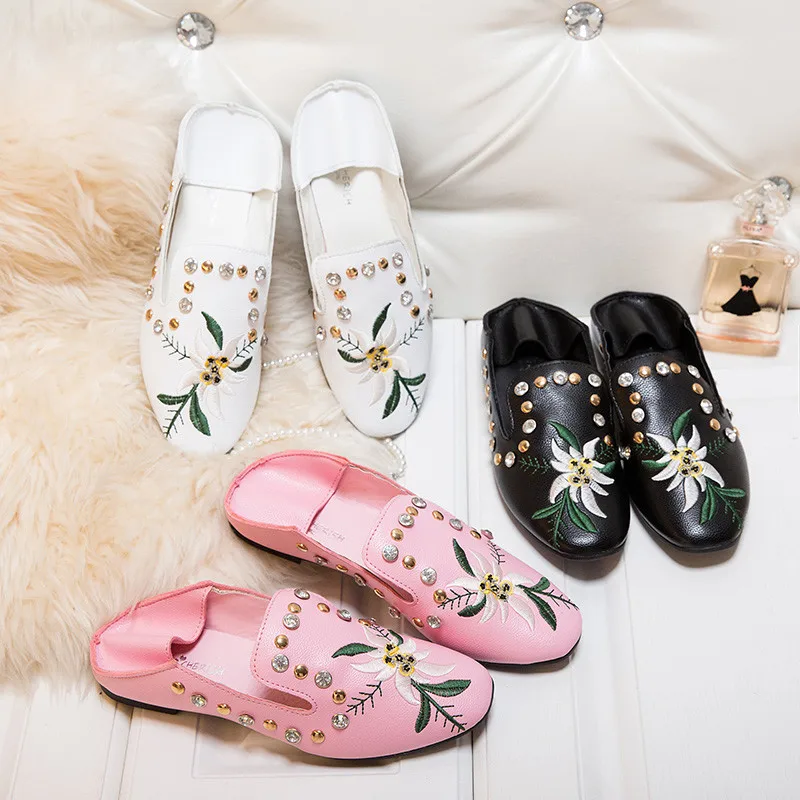 PHYANIC Women shoes fashion Flowers flat women Casual loafers round toe Shoes woman Comfortable ballet flats |