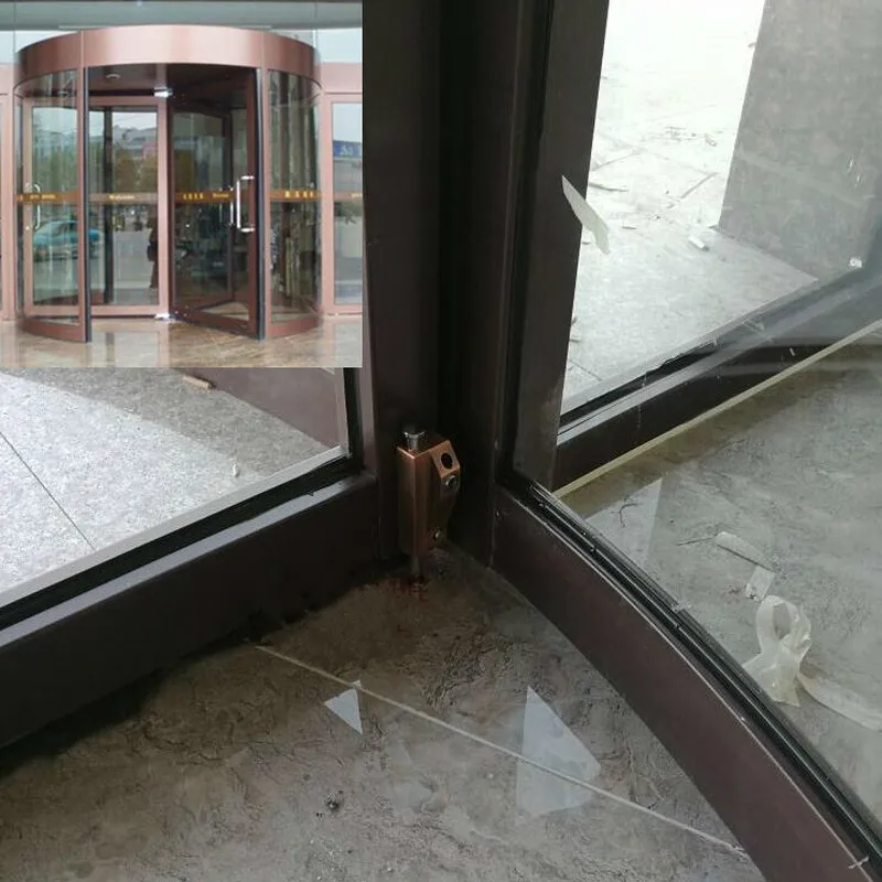 Высокое качество раздвижные двери болты безопасности Противоугонная защелка вращающаяся стеклянная дверь плоский ключ замок для заземления целомудрия оборудование