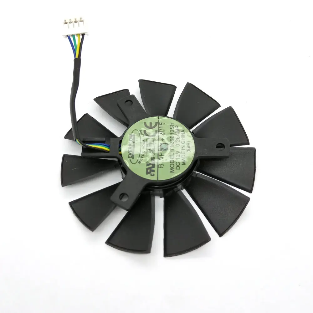 Оригинальный охлаждающий вентилятор для видеокарты Grphics T128010SH 12 В 4 0 А линии шаг 7 5