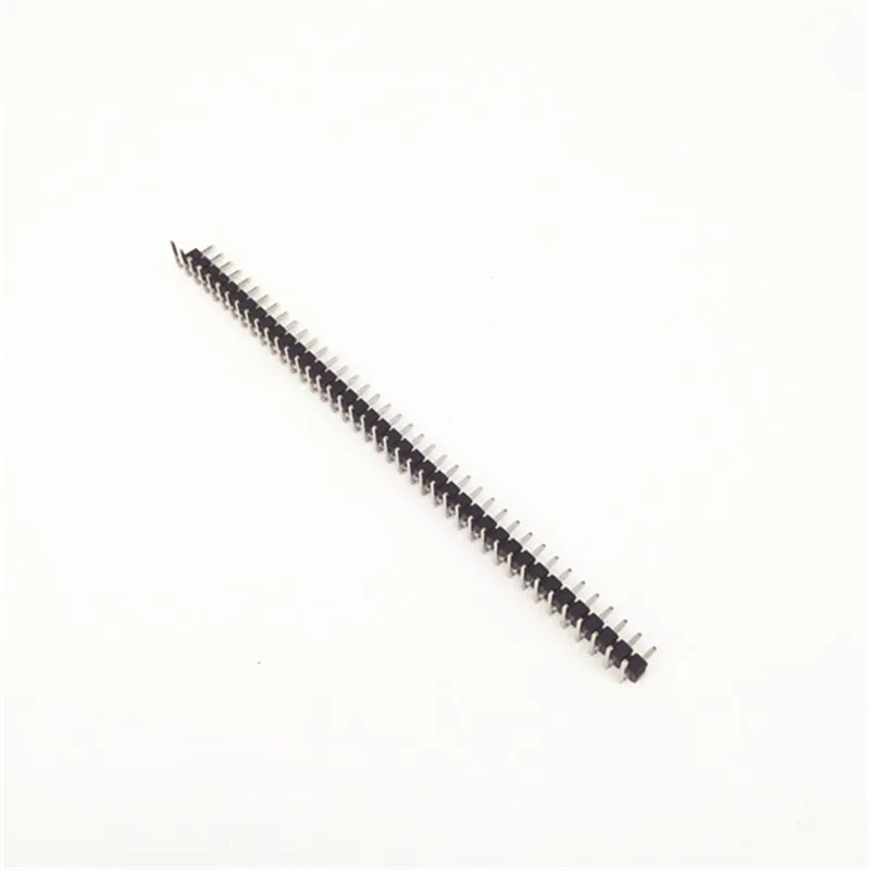 10pcs/lot 90 Degrees Row Needles Single Curved Needle 40pin 2.54mm Spacing | Электронные компоненты и