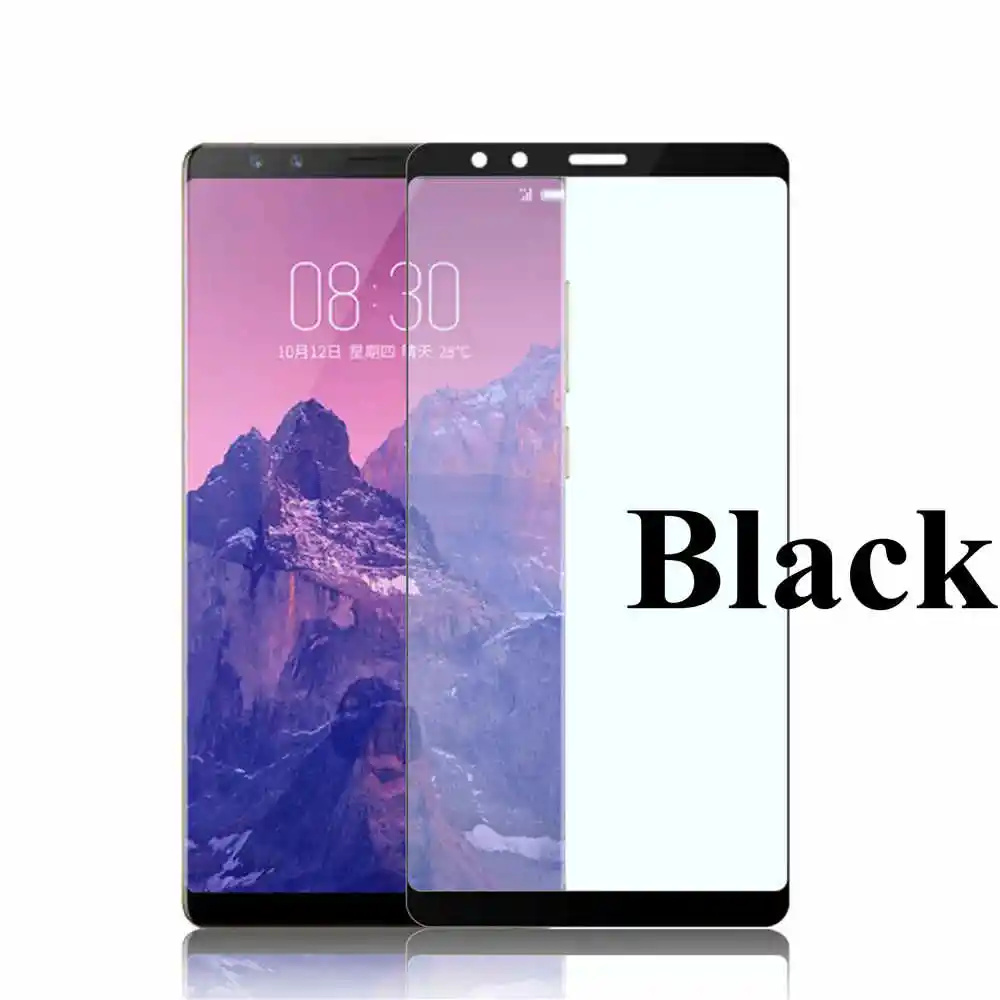 Black 2.5D полное покрытие экрана протектор Закаленное стекло для zte Nubia Z17 Lite Взрывозащищенная пленка для zte Z17S Z17 MiniS Z17 Mini - Цвет: Black