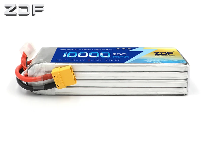 ZDF power RC LiPo аккумулятор 14,8 V 10000mAh 25C Max 50C 4S для БПЛА мультироторный Квадрокоптер самолет лодка автомобиль FPV грузовик Дрон
