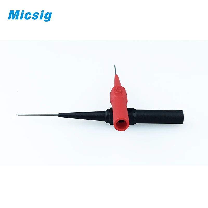 Micsig 5 pair Insulation Piercing Needle Non-destructive Test Probes Tool For Multimeter &amp Oscilloscopes Red/Black Wholesale |