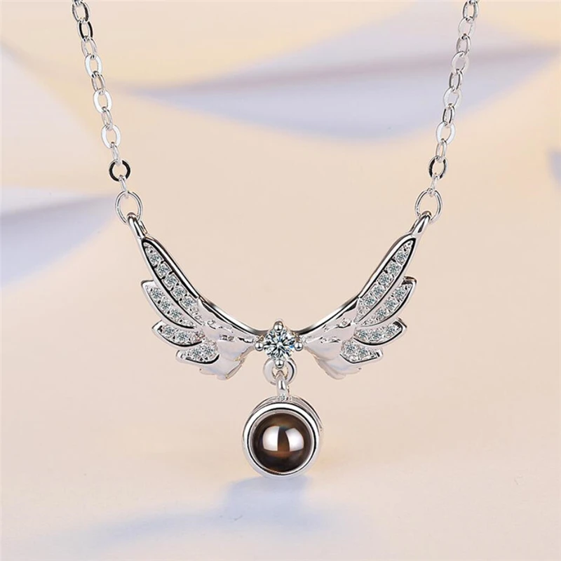 Ожерелье женское с подвеской Я тебя люблю на 100 языках | Украшения и аксессуары