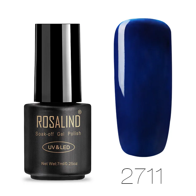 RA2711 ROSALIND Гель-лак для ногтей гель-праймер полуперманентное верхнее покрытие УФ 7 мл цвета все для маникюра Гибридный Гель-лак для нейл-арта - Цвет: RA2711