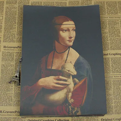 Leonardo рукопись да Винчи Витрувианский человек ностальгические плакаты