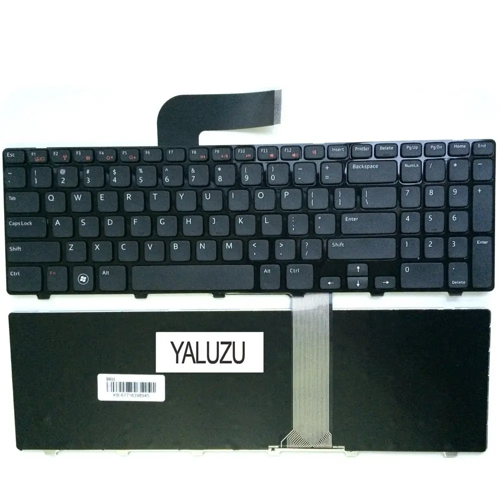 Новая Черная английская сменная клавиатура YALUZU для ноутбука DELL N5110 M501Z M5110 M511R 15R