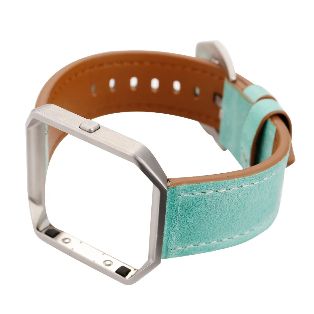 Роскошный кожаный ремешок для часов Fitbit Blaze с рамкой сменный Браслет смарт-часов |