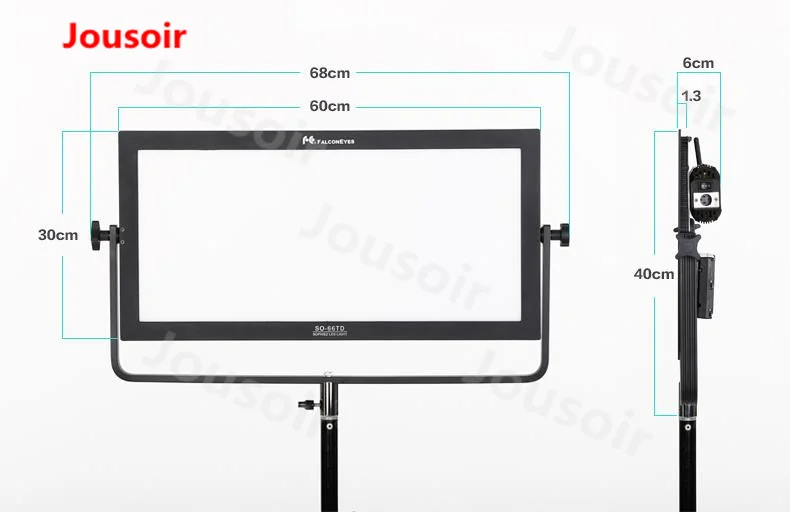 FalconEyes SO-66TD 66W led panel lamp square soft indoor Studio Light for film shooting photography lighting CD50 T06 | Электроника