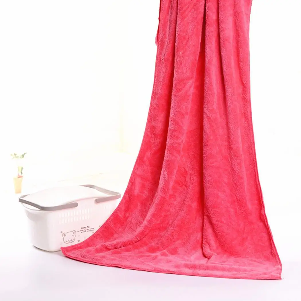 Мягкий коралловый флис сильное водопоглощение сплошной цвет прямоугольной