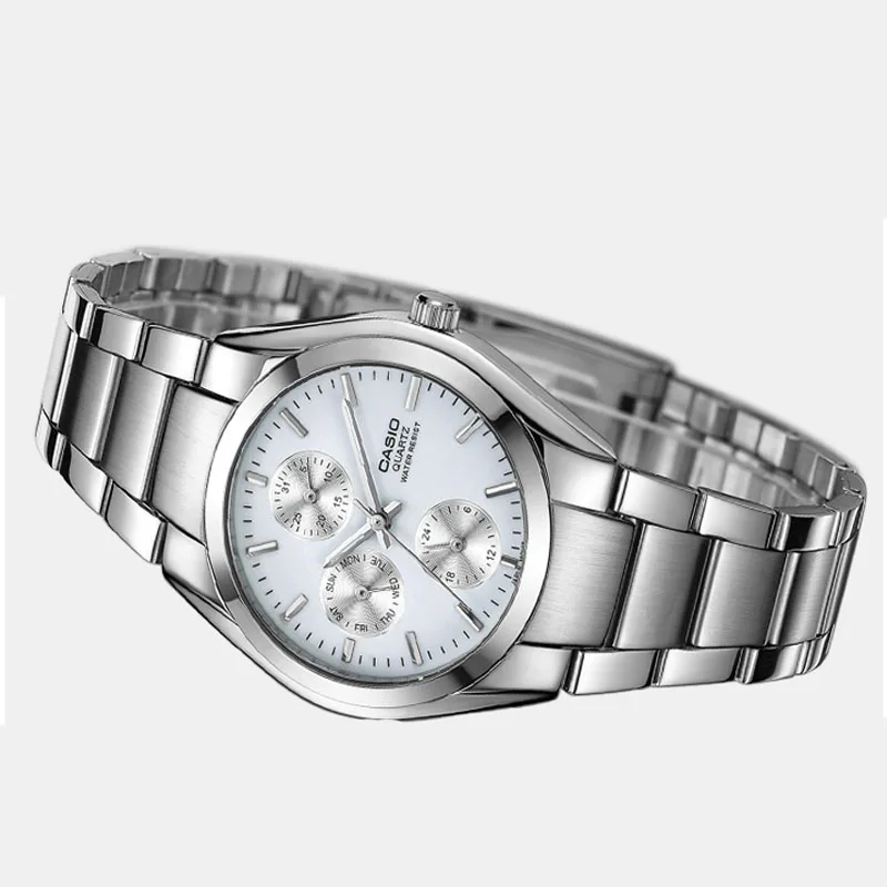 Casio модные часы мужские 30 метров жизнь водонепроницаемый стальной пояс кварцевые