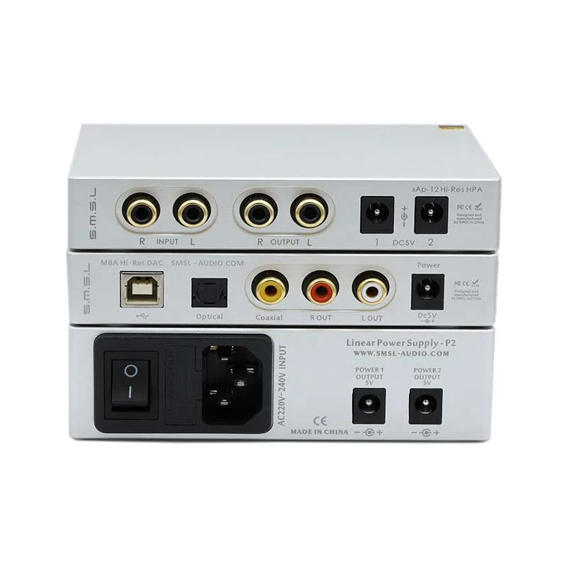 Комбинированный Hi Fi декодер усилителя мощности для наушников SMSL SAP 12 + M8A P2