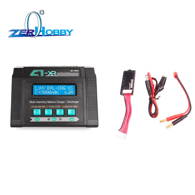 

Ev-Peak C1-XR, an easy used AC balance Lipo Ni-mh Charger for RC Car, 100 - 240V input, 100W Lipo Ni-mh Charger, SAA Certifica