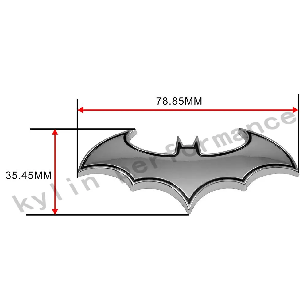 Kylin - Free Shipping1pc Car Accessories 3D Metal Bat Styling Stickers Batman Badge Emblem Tail Decal Motorcycle | Автомобили и