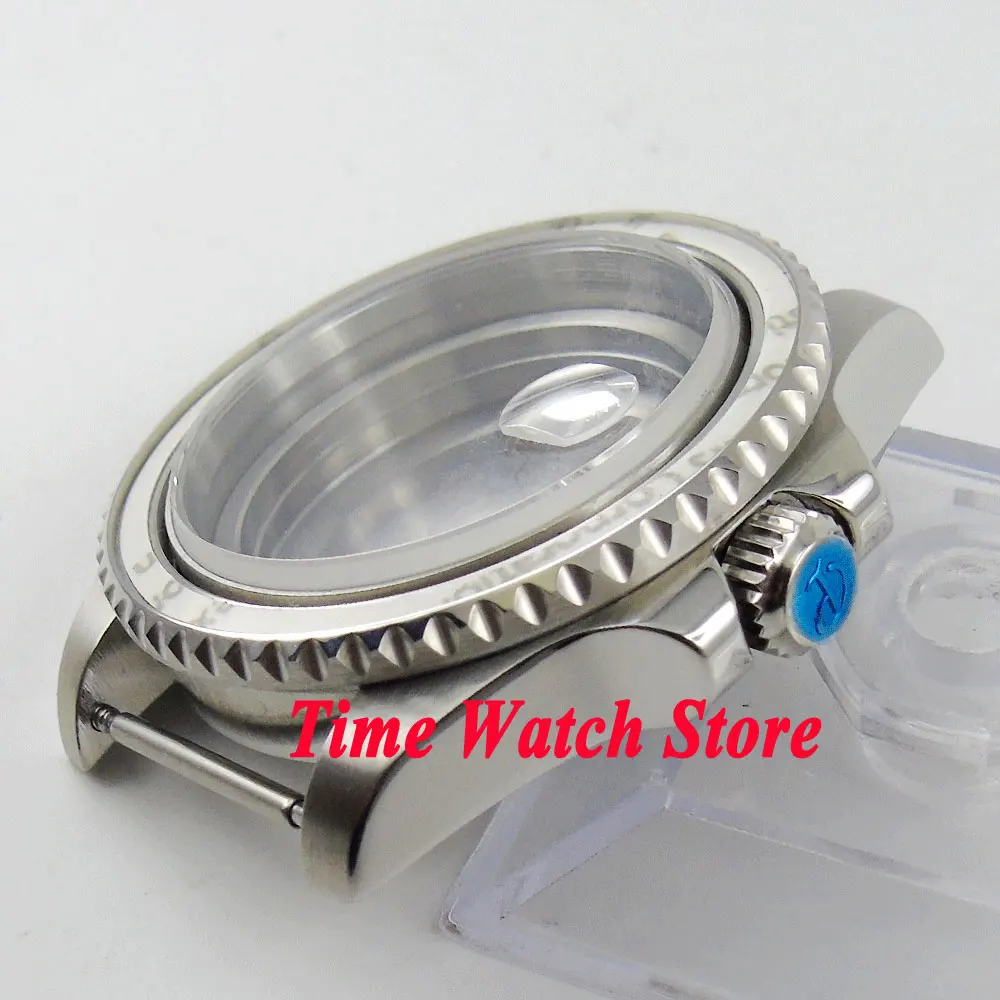 PARNIS 40 мм сапфировое стекло Корпус часов из нержавеющей стали подходит для Miyota 8215