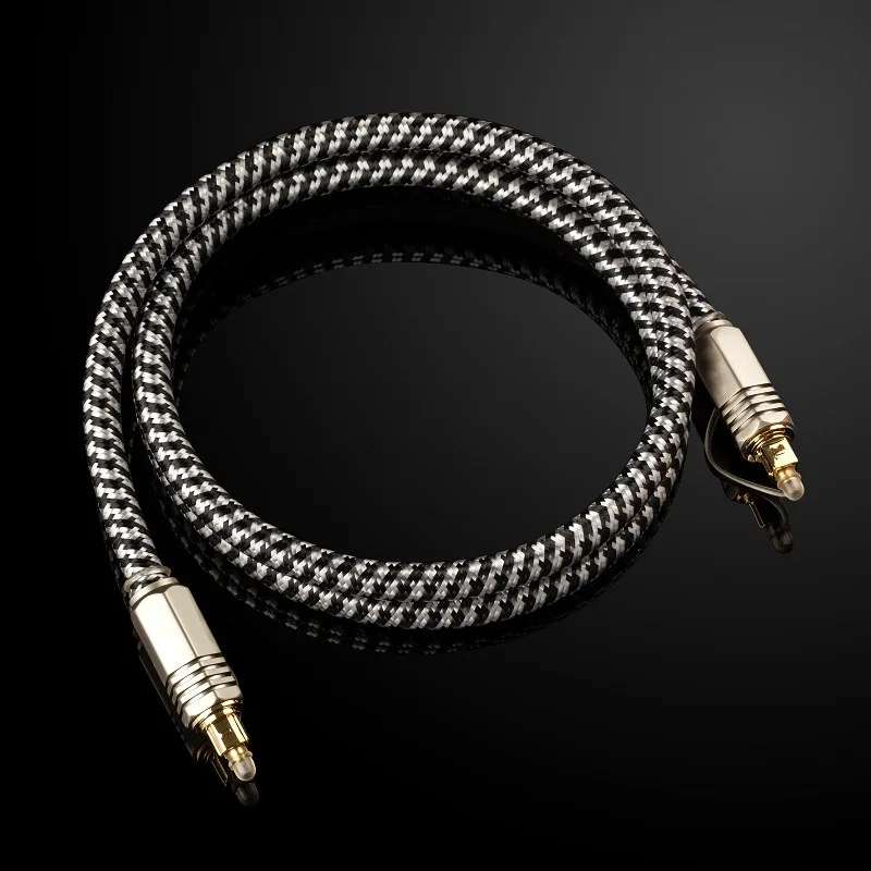 Бесплатная доставка цифровой оптоволоконный аудио кабель JSJ HIFI Toslink Dolby AC3 DTS SPDIF