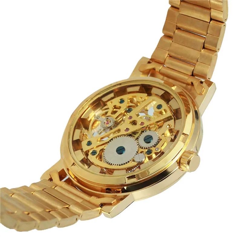 FORSINING ручные механические мужские и женские часы Скелетон Топ бренд Роскошные