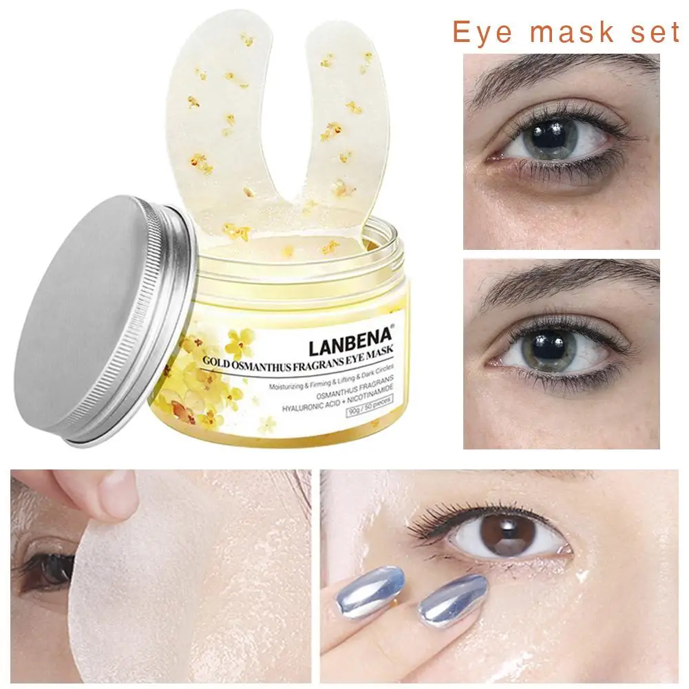 LANBENA Retinol маска для глаз пластырь уменьшает темные круги нестареющий анти