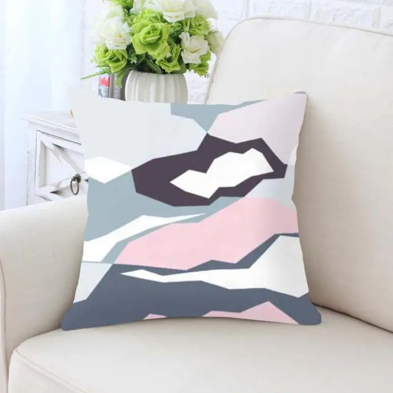 Customized Graffiti Pillow Case Geometric Abstract Art Painting Decorative Cushion Covers For Creative Home Decor Accessories | Дом и сад