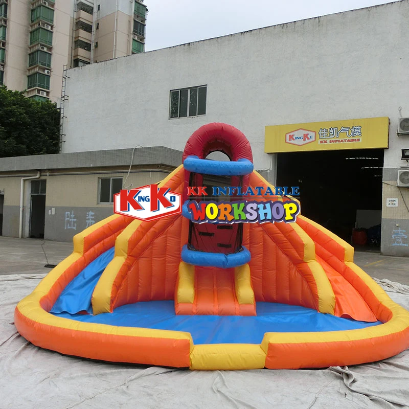 

Home Garden Use Inflatable small article water park inflatable pool slide