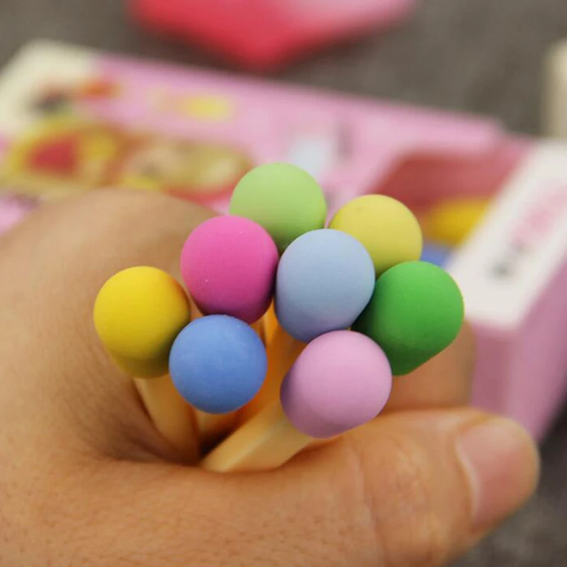 

30 pcs/Lot Cute Eraser Lovely Colored Eraser for Kids Students Kid Creative Item Gift Prize School Supplies Stationery