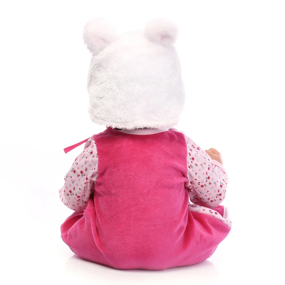 Силиконовый виниловый Реборн 55 см 22 дюйма|gift baby|gifts for a babybaby indian halloween costumes |