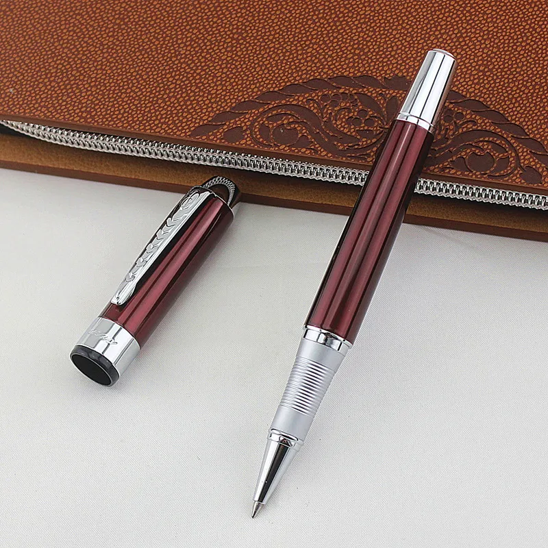 Jinhao 250 Высококачественная золотистая шариковая ручка с зажимом деловые и
