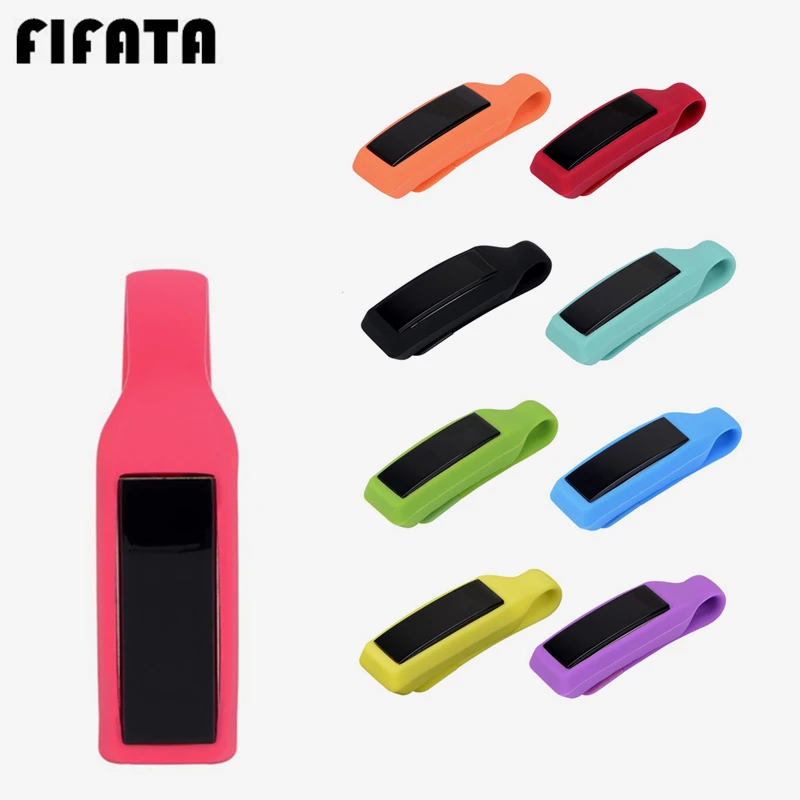 FIFATA Для Fitbit Alta/Ace Цветной силиконовый держатель сменный чехол зажим Чехол для